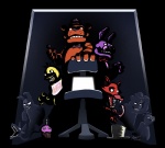 ambiguous_gender anthro beak group machine male teeth toothed_beak animon_(artist) five_nights_at_freddy's five_nights_at_freddy's_2 scottgames bonnie_(fnaf) chica_(fnaf) cupcake_(fnaf) foxy_(fnaf) freddy_(fnaf) mangle_(fnaf) toy_bonnie_(fnaf) toy_chica_(fnaf) toy_freddy_(fnaf) animatronic avian bear bird canid canine chicken fox galliform gallus_(genus) lagomorph leporid mammal phasianid rabbit robot