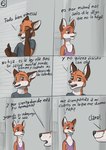 age_difference andromorph andromorph/male anthro brown_eyes canid canine comic daughter_(lore) dialogue duo ears_back ears_up father_(lore) father_and_child_(lore) father_and_son_(lore) fox hi_res intersex intersex/male male mammal parent_(lore) parent_and_child_(lore) parent_and_son_(lore) pivoted_ears smile son_(lore) spanish_text text wolfyalex96