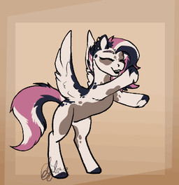 animated_gif ear_piercing feathered_wings feathers female feral flapping_wings fur hooves mottled mottled_body mottled_fur open_mouth piercing simple_background smile solo tail wings lil_randum hasbro my_little_pony mythology fan_character mocha_breeze equid equine horse mammal mythological_creature mythological_equine pegasus pony 2d_animation animated digital_media_(artwork) frame_by_frame low_res meme short_playtime