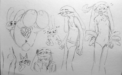 alternative_fashion anthro bra_and_panties breasts clothed clothing flapper genitals legs_up penis small_penis solo text curious_coyote glitch_productions the_amazing_digital_circus jax_(tadc) humanoid lagomorph leporid mammal rabbit absurd_res graphite_(artwork) hi_res monochrome traditional_media_(artwork) trans_(lore) trans_woman_(lore)