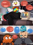 group male text trio blackwhiplash cartoon_network the_amazing_world_of_gumball darwin_watterson gumball_watterson mr._small humanoid 2024 absurd_res english_text hi_res