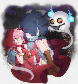 alternate_species anthro blue_body blue_fur boots bridal_carry cape carrying_another claws clothing dress duo female footwear fur green_eyes hair holidays humanized light_body light_skin looking_at_another male pink_hair red_clothing red_dress sharp_teeth shoes teeth yellow_eyes kohane01 fairy_tales halloween little_red_riding_hood_(copyright) sega sonic_the_hedgehog_(series) sonic_unleashed amy_rose little_red_riding_hood sonic_the_hedgehog sonic_the_werehog boo_(sonic) eulipotyphlan ghost hedgehog human mammal spirit werecreature wereeulipotyphlan werehog 2019 digital_media_(artwork) hi_res