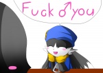 ^_^ anthro blush clothing dialogue eyes_closed gender_symbol gloves handwear hat headgear headwear male male_symbol pink_male_symbol smile solo symbol text unknown_artist bandai_namco klonoa_(series) klonoa domestic_cat felid feline felis mammal unknown_species english_text reaction_image