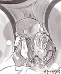 anthro anthro_on_anthro anthro_penetrated anthro_penetrating anthro_penetrating_anthro anus balls big_penis bodily_fluids cum cum_drip cum_in_mouth cum_inside cum_on_balls cum_on_chest cum_on_leg cum_on_own_balls cum_on_own_leg cum_on_own_penis cum_on_penis cum_on_self cum_string drinking drinking_cum dripping duo ejaculation face_fucking facial_tuft fur genital_fluids genitals hair head_tuft irrumatio low-angle_view male male/male male_penetrated male_penetrating male_penetrating_male open_mouth oral oral_penetration orgasm penetration penile penis penis_in_mouth raised_tail scales sex simple_background swallowing tail teeth thick_thighs thrusting tuft upside_down white_background redishdragie bandai_namco digimon mythology yurel digimon_(species) dragon furred_dragon furred_scalie guilmon mythological_creature mythological_scalie scalie 2022 absurd_res hi_res monochrome signature sketch