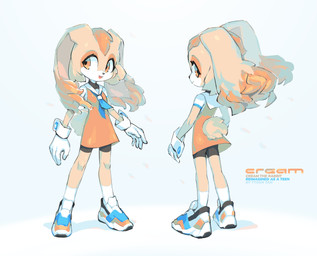 accessory aged_up animal_ears anthro asian_clothing athletic athletic_anthro athletic_female black_nose blue_necktie bottomwear clothing collared_shirt countershade_face countershade_neck countershading dress dress_shirt east_asian_clothing female floating_clothes floating_hair fluffy_ears footwear front_view fur gloves handwear high_collar japanese_clothing japanese_school_uniform light_smile looking_at_viewer looking_back mandarin_collar markings mouth_closed multicolored_body multiple_angles necktie open_mouth orange_clothing orange_dress orange_eyes orange_markings rabbit_ears rear_view sailor_collar school_uniform scut_tail serafuku shadow shirt shoes short_dress short_tail shorts simple_background sneakers socks solo spandex spandex_shorts standing tail tan_body tan_fur tareme text three-quarter_view tight_bottomwear tight_clothing tight_shorts topwear two_tone_body uniform white_background white_clothing white_footwear white_gloves white_handwear white_socks yellow_eyes tyson_tan cc-by-sa creative_commons sega sonic_the_hedgehog_(series) cream_the_rabbit lagomorph leporid mammal rabbit 2023 absurd_res concept_art digital_media_(artwork) english_text full-length_portrait hi_res krita_(artwork) model_sheet portrait