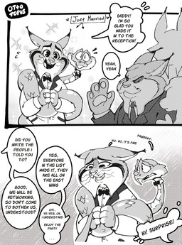 annoyed bow_tie clothed clothing dialogue family feral interspecies male male/male romantic romantic_couple sad sparkles speech_bubble suit teeth text whiskers ottotopus disney zootopia cattrick_lynxley gary_de'snake kitty_lynxley milton_lynxley pawbert_lynxley canada_lynx felid feline humanoid lynx mammal pit_viper reptile scalie snake viper comic digital_media_(artwork) english_text hi_res monochrome brother_(lore) brother_and_sister_(lore) brothers_(lore) daughter_(lore) father_(lore) father_and_child_(lore) father_and_daughter_(lore) father_and_son_(lore) parent_(lore) parent_and_child_(lore) parent_and_daughter_(lore) parent_and_son_(lore) sibling_(lore) sister_(lore) son_(lore)