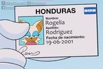 anthro blue_eyes blue_eyeshadow disembodied_hand eyelashes eyeshadow hair half-closed_eyes holding_card honduras honduras_flag id_card looking_at_viewer makeup mostly_offscreen_character narrowed_eyes solo text white_hair revov sega sonic_the_hedgehog_(series) rouge_the_bat bat honduran_white_bat leaf-nosed_bat mammal microbat yangochiropteran character_name spanish_text translated