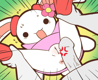 anthro anus bodily_fluids bottomwear butt chibi clothed clothing cross-popping_vein duo erection female flower flower_on_head fur genitals humanoid_genitalia humanoid_penis imminent_sex leg_grab legs_up lying male male/female male_human motion_lines no_underwear offscreen_male on_back open_mouth penis pinned plant skirt surprised sweat vein vulva white_body white_fur zoom_lines unknown_artist sweet_valerian valerian_(sweet_valerian) human lagomorph leporid mammal rabbit