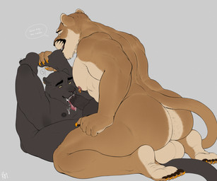 5_toes abs anal anal_penetration anthro anthro_on_anthro anthro_penetrated anthro_penetrating anthro_penetrating_anthro anvil_position autofellatio autofellatio_while_penetrated back_muscles backsack balls biceps big_balls big_butt black_body black_fur blush bodily_fluids body_hair butt butt_hair claws cum cum_drip cum_from_nose cum_in_mouth cum_in_nose cum_in_own_mouth cum_in_self cum_inside cum_on_face cum_on_own_face cum_on_self cum_while_penetrated dialogue dripping duo ear_piercing ear_ring erection eyes_closed fangs feet finger_claws flexible foot_grab from_front_position fur genital_fluids genitals green_eyes grey_background heart_symbol humanoid_feet kneeling legs_behind_head legs_up looking_pleasured lying male male/male male_penetrated male_penetrating male_penetrating_male masturbating_while_penetrated masturbation messy muscular muscular_anthro muscular_male nipple_piercing nipple_ring nipples nude on_back open_mouth oral oral_masturbation orgasm_face pawpads pecs penetration penile penile_masturbation penis piercing plantigrade ring_piercing saliva sex sharp_teeth simple_background speech_bubble tan_body tan_fur teeth text toe_claws toes tongue tongue_out triceps vein veiny_penis yellow_sclera repzzmonster mathias_(zcik) repzzmonster_(character) cougar felid feline mammal pantherine 2020 absurd_res english_text hi_res japanese_text translated