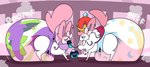 :3 after_transformation big_diaper big_ears big_pacifier blue_pupils blue_sclera clean_diaper clothed clothed_feral clothing crib crown diaper diaper_puff diaper_transformation duo ear_piercing eyelashes female feral fluffy fluffy_tail group half-closed_eyes headgear heart_(marking) heart_symbol huge_diaper king markings narrowed_eyes object_in_mouth onomatopoeia pacifier pacifier_in_mouth piercing pupils purple_sclera ribbons_(anatomy) robe royalty sound_effects tail text trio white_pupils dummydoodles nintendo pokemon lilac_(dummydoodles) lixean moon_(mrmoonmoo) animate_inanimate diaper_creature eeveelution generation_6_pokemon living_pacifier pokemon_(species) sylveon 2025 hi_res