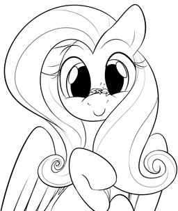 duo eyelashes feathered_wings feathers female feral front_view hair happy hooves looking_at_viewer micro pose sleeping smile smiling_at_viewer sound_effects unguligrade vowelless vowelless_sound_effect wings zzz dotkwa friendship_is_magic hasbro my_little_pony mythology anon anonymous fluttershy_(mlp) equid equine mammal mythological_creature mythological_equine pegasus 2014 black_and_white bust_portrait digital_drawing_(artwork) digital_media_(artwork) hi_res line_art monochrome portrait