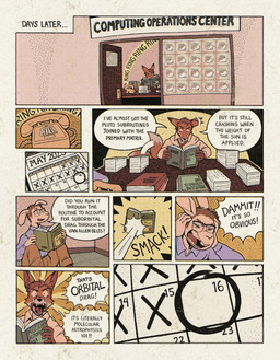 anthro college duo male school tuvvin canid canine eulipotyphlan fox lagomorph leporid mammal mole_(animal) rabbit absurd_res comic hi_res