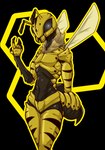 antennae_(anatomy) anthro arthropod_abdomen black_eyes exoskeleton insect_wings male mandibles markings neck_tuft solo stinger striped_body striped_markings stripes tuft wings yellow_body father_hill hive_(father_hill) arthropod hornet hymenopteran insect vespid wasp clip_studio_paint_(artwork) digital_media_(artwork) hi_res