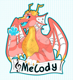 anthro blue_tongue claws male musical_symbol pink_body solo symbol tongue wings yellow_body noodlethings mythology dragon mythological_creature mythological_scalie scalie melody_(disambiguation) hi_res