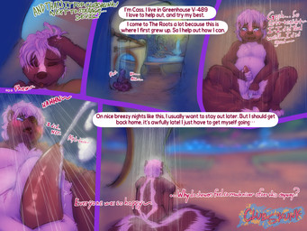 ambiguous_gender anal anal_fingering anthro bath bathhouse bodily_fluids cum dialogue exhausted eyewear fingering genital_fluids genitals glasses male masturbation orgasm penis perspective_shot shower solo text young clubskunk cass_(clubskunk) mammal mephitid skunk 4:3 comic english_text hi_res