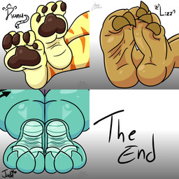 anthro avian_feet claws diana_(minusdanna) feet female foot_fetish foot_focus group jade_(minusdanna) lizz_(minusdanna) pawpads paws soles minusdanna jade_(lechugansfw) avian bird felid lizard mammal pantherine penguin reptile scalie tiger 1:1 absurd_res hi_res