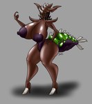 2_fingers big_breasts big_butt breasts broodmother brown_body butt curvy_figure female fingers huge_breasts huge_butt solo thick_thighs voluptuous jiqqy blizzard_entertainment starcraft zagara_(starcraft) alien humanoid zerg absurd_res hi_res