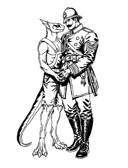 another anthro baton belt bodily_fluids boots claws clothing cum cum_on_face duo facial_hair feet female footwear genital_fluids hair key male male/female mustache overalls police romantic shoes smile suspenders toes uniform postto deadlock_(game) european_mythology greek_mythology mythology valve vyper_(deadlock) warden_(deadlock) gorgon human mammal reptile scalie snake at holding_(disambiguation) invalid_background invalid_tag simple white black_and_white hi_res monochrome