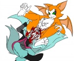 anthro blood canine cape dust:_an_elysian_tail dust_(character) female fidget fur gore green_eyes mammal nightmare_fuel nimbat orange_fur pussy shadowprints teeth vagina_dentata video_games vorarephilia vore where_is_your_god_now wings work_in_progress
Rating: Explicit
Score: -8
User: Dr.Shadowprints
Date: July 30, 2013