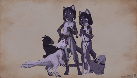 ambiguous_gender anthro anthro_on_feral bestiality biped black_hair black_nose casual_nudity casual_sex claws clothing collar countershade_torso countershading cunnilingus digitigrade eyebrows feathers feet female female/ambiguous feral flat_chested fur genitals gloves grey_body grey_fur group hair handwear holding_leash holding_object humanoid_genitalia humanoid_vulva interspecies jewelry leash leashed_collar looking_at_another multicolored_body navel necklace open_mouth oral pigtails sex sharp_teeth short_hair simple_background talons teeth toe_claws toes tongue two_tone_body vaginal vulva white_body white_countershading white_feathers white_fur young young_anthro young_female young_feral young_on_young lichfang diana_(lichfang) canid canine canis dinosaur dromaeosaurid feathered_dinosaur feathered_scalie mammal prehistoric_species reptile saurischian scalie theropod wolf 2024 absurd_res hi_res partially_colored sketch