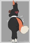 anthro ass_clapping big_butt blush butt clothed clothing faceless_character faceless_female female footwear fur furgonomics hair high_heels huge_butt motion_lines multicolored_body multicolored_fur multicolored_tail nun nun_outfit onomatopoeia orange_body orange_fur orange_tail red_hair shoes solo sound_effects tail text white_body white_fur white_tail wide_hips inu-sama edith_bellbottom canid canine fox mammal 2024 absurd_res artist_name full-length_portrait hi_res portrait url