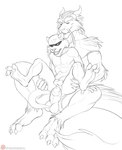 abdominal_bulge anal anthro balls claws duo genitals male male/male penis size_difference spelunker_sal mythology razor_(swat_kats) tanith dragon eastern_dragon felid feline mammal mythological_creature mythological_scalie scalie 2018