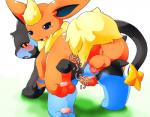 all_fours anus balls blue_eyes blush duo eeveelution erection felid female female_penetrated feral feral_on_feral flareon generation_1_pokemon generation_4_pokemon genitals grass interspecies japanese_text looking_back luxray male male/female male_penetrating male_penetrating_female mammal nintendo on_top open_mouth penetration penile penile_penetration penis penis_in_pussy plant pokemon pokemon_(species) pussy red_eyes sex smile text tomcat_in_sky vaginal vaginal_penetration