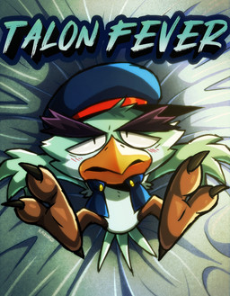 3_toes 4_fingers anthro beak bed bed_sheet bedding bent_legs blue_body blue_feathers blush bottomless button_(fastener) claws clothed clothing countershade_face countershade_torso countershading eyebrows feathers featureless_crotch feet fingers first_person_view foot_fetish foot_focus frown furniture green_body green_feathers half-closed_eyes hat headgear headwear jacket legs_up looking_at_viewer lying male narrowed_eyes null on_back solo spread_legs spreading tail tail_feathers talons thick_eyebrows title toes topwear tuft yellow_beak conditional_dnp kazoko_(artist) joey_the_delivery_bird avian bird absurd_res comic cover hi_res