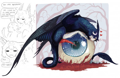 animal_genitalia ball blep blue_body blue_ears blue_feathers blue_hair blue_tail blue_wings breath cross-popping_vein detailed_background dialogue duo eye_penetration eyeball feathers feral feral_penetrating genitals hair heart_symbol hypocrite iris looking_pleasured male mouth_closed multicolored_body multicolored_feathers orgasm penetration penis pink_tongue plant pseudo-penis purple_body purple_feathers red_grass red_penis scutes sketch_inset tail talking_to_another text thinking thought_bubble tongue tongue_out tree unimpressed unusual_penetration white_scutes wings jejejunum european_mythology greek_mythology mythology secret_(jejejunum) whisper_(jejejunum) avian dragon feathered_dragon feathered_scalie harpy mythological_avian mythological_creature mythological_scalie nethermare scalie spirit 2025 digital_drawing_(artwork) digital_media_(artwork) english_description english_text hi_res female_(lore)