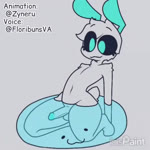 :3 abdominal_bulge all_the_way_through anal anal_orgasm anal_vore antennae_(anatomy) anthro belly big_belly black_sclera blue_antennae blue_eyes bodily_fluids chest_tuft cum double_penetration duo ejaculation expansion eyelashes femboy fingers fur genital_fluids genitals hair hands-free heart_eyes heart_symbol huge_belly intestinal_bulge intestinal_penetration male orgasm penetration penis scut_tail short_tail slime_inflation tail tuft vore white_body white_fur white_hair white_tail zyneru floribuns_(va) ibispaint_(copyright) zyneru_(character) alien alien_humanoid arthropod goo_creature humanoid slime_(blob) 1:1 2025 2d_animation animated digital_media_(artwork) ibispaint_(artwork) long_playtime sound voice_acted webm