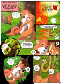 animal_genitalia animal_penis anthro anus apple balls biblical breasts canine_genitalia canine_penis casual_nudity climbing cuddling dialogue female fire food fruit fully_sheathed genitals grass hug landscape male male/female nude penis plant religion religious_themes sheath temptation text tree vulva juanonyx disney robin_hood_(disney) adam_(biblical_figure) eve_(biblical_figure) maid_marian robin_hood sir_hiss canid canine fox mammal red_fox reptile scalie snake true_fox comic english_text hi_res