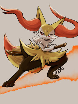 3_toes :< action_pose ambiguous_anthro ambiguous_gender anthro arm_tuft big_tail biped black_body black_fur cheek_tuft chest_tuft closed_frown digitigrade dipstick_tail dutch_angle eyelashes facial_tuft feet front_view frown fur hip_tuft holding_melee_weapon holding_object holding_sword holding_weapon inner_ear_fluff markings melee_weapon mouth_closed multicolored_body multicolored_fur naturally_censored nude_ambiguous nude_anthro orange_body orange_fur orange_inner_ear_fluff orange_tail_tip pointy_ears pose prick_ears shoulder_tuft simple_background solo standing sword tail tail_markings toes tuft weapon white_body white_fur wide_stance wooden_sword yellow_body yellow_fur yellow_tail quail_00n0 nintendo pokemon braixen canid generation_6_pokemon mammal pokemon_(species) 2020 3:4 colored digital_drawing_(artwork) digital_media_(artwork) full-length_portrait portrait shaded signature