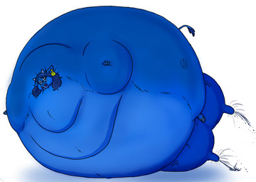 after_transformation anthro belly belly_expansion belly_inflation berry_juice beverage big_belly big_teats blue_body blue_fur blue_hair blueberry_inflation blueberry_juice bodily_fluids body_inflation branded ear_piercing ear_tag expansion eyewear eyewear_only female fur glasses glasses_only hair hooves horn huge_belly huge_teats hyper hyper_belly hyper_inflation hyper_udders immobile implied_transformation inflation juice_(beverage) lactating lactating_juice lying nude on_front piercing projectile_lactation round_body simple_background solo spherical_inflation swollen_cheeks tail tail_tuft teat_expansion teats tuft udder_expansion udders unusual_bodily_fluids unusual_lactation wearing_glasses white_background ripenjoocy bovid bovine cattle mammal 2024 digital_media_(artwork) krita_(artwork)