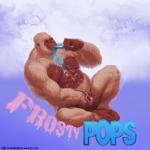 abs anthro balls biceps big_muscles biped bodily_fluids cum cum_on_belly cum_on_body cum_on_chest flaccid food foreskin fur genital_fluids genitals humanoid_genitalia humanoid_penis long_foreskin male masturbation messy muscular muscular_anthro muscular_male nude pecs penile penile_masturbation penis popsicle sitting small_penis solo stocky text unretracted_foreskin white_body white_fur cureboltium ape haplorhine mammal primate 1:1 digital_media_(artwork) hi_res