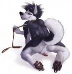 4_toes after_sex anthro anus balls blue_eyes butt canine claws collar cum cum_in_ass cum_inside cum_on_back cum_on_butt digitigrade dog frrit gay hindpaw husky leash looking_at_viewer looking_back male mammal nude pawpads paws penis plain_background presenting presenting_hindquarters smile soles solo toes white_background
Rating: Explicit
Score: 8
User: HoboAssassin
Date: January 20, 2014