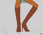 anthro boots clothed clothing female footwear high_heeled_boots high_heels panties panty_shot pen shoes skinny skinny_female slim solo spread_legs spreading underwear upskirt adamb/t2oa illumination_entertainment sing_(movie) suki_lane canid canine canis domestic_dog hunting_dog mammal saluki sighthound 2023 2d_animation 5:4 animated no_sound short_playtime signature webm