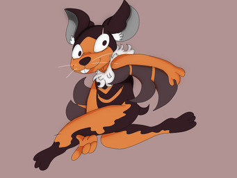 anthro fur male orange_body orange_fur solo whiskers white_whiskers jaytheburr333 sega sonic_the_hedgehog_(series) koscho bat humanoid hybrid mammal mouse murid murine rodent 4:3 hi_res meme