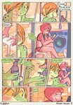 bra clothed clothed/nude clothing dialogue female laundry nude shower underwear conditional_dnp funkybun veronica_(funkybun) zoe_(funkybun) comic hi_res