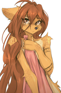 anthro biped breasts countershade_torso countershading female fingers front_view fur hair looking_at_viewer nude nude_anthro nude_female simple_background solo tattoo tinygaypirate apogee_(tinygaypirate) canid canine canis domestic_dog mammal 2026 absurd_res digital_drawing_(artwork) digital_media_(artwork) hi_res