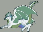 2_penises animal_genitalia animal_penis blue_flesh feral genitals green_body green_scales hemipenes male multi_genitalia multi_penis penis purple_flesh scales solo white_body white_scales winona_wolf european_mythology mythology wings_of_fire seal_(character) dragon icewing_(wof) mythological_creature mythological_scalie scalie seawing_(wof) western_dragon 4:3 hi_res