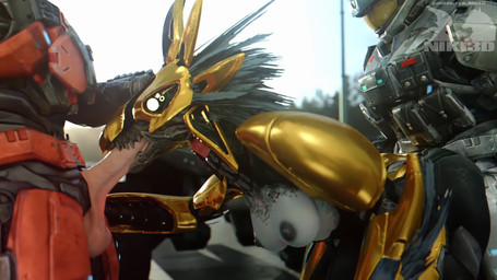 ambiguous_penetration anthro anthro_penetrated arm_feathers arm_tuft armor balls big_breasts big_butt bouncing_breasts bouncing_butt breasts butt car digitigrade double_penetration erection exposed_breasts faceless_character faceless_human faceless_male feather_hair feathered_crest feathers fellatio female female_on_human female_penetrated from_behind_position from_front_position genitals grey_body grey_scales group group_sex gun hand_on_head head_crest human_on_anthro human_penetrating human_penetrating_anthro human_penetrating_female interspecies irrumatio light_body light_skin male male/female male_on_anthro male_penetrating male_penetrating_anthro male_penetrating_female mounted_gun nipples non-mammal_breasts oral oral_penetration penetration penile penile_penetration penis penis_in_mouth pseudo_hair ranged_weapon scales sex sharp_teeth spitroast teeth threesome tongue trio tuft vehicle warthog_vehicle_(halo) weapon wide_hips xenophilia niki3d pickle_juice_(modeler) halo_(series) microsoft xbox_game_studios alien avian human kig-yar mammal scalie spartan_(halo) t'vaoan 16:9 3d_(artwork) 3d_animation animated digital_media_(artwork) hi_res short_playtime sound video widescreen