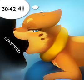 ambiguous_form ambiguous_gender blue_eyes bodily_fluids duo erection fellatio genitals male male/ambiguous oral oral_penetration penetration penile penis saliva sex solo_focus text timer tongue darkmirage nintendo pokemon buizel generation_4_pokemon human mammal pokemon_(species) censored