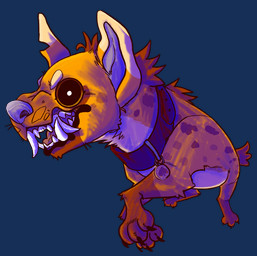 ambiguous_gender bared_teeth brown_body brown_fur claws collar collar_tag digitigrade fangs feral fur grey_nose markings notched_ear open_mouth paws perspective pupils simple_background snout solo spots spotted_body spotted_fur tail teeth tongue transparent_background whisker_spots white_pupils jaspering hyena mammal spotted_hyena 2020 alpha_channel digital_drawing_(artwork) digital_media_(artwork) full-length_portrait portrait procreate_(artwork) shaded soft_shading