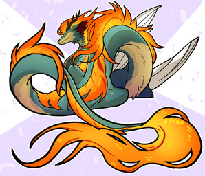 feathered_wings feathers feral fire fur green_body green_fur hair horn loaf long_body long_hair lying serpentine simple_background wings yellow_body yellow_fur blitzdrachin conditional_dnp mythology nintendo pokemon dragon eastern_dragon generation_2_pokemon hybrid mythological_creature mythological_scalie pokemon_(species) quilava scalie 2025