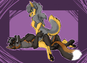 animal_genitalia animal_penis anthro anthro_on_anthro anthro_penetrated anthro_penetrating anthro_penetrating_anthro areola balls breasts canine_genitalia canine_penis clenched_teeth cowgirl_position digitigrade duo erection eyes_closed female female_on_top female_penetrated from_front_position genitals green_eyes knot looking_at_another looking_at_partner male male/female male_on_bottom male_penetrating male_penetrating_female nipples nude on_bottom on_top pawpads penetration penile penile_penetration penis penis_in_vagina sex simple_background straddling teeth vaginal vaginal_penetration patrikthedog dashwood_fox lili_(patrikthedog) canid canine canis cross_fox fox mammal red_fox true_fox wolf
