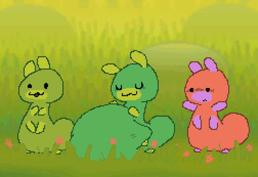 6_feet :3 :< ambiguous_feral ambiguous_gender ambiguous_pred antennae_(anatomy) belly big_belly black_eyes bloated blush blush_lines closed_frown closed_smile countershade_face countershading day empty_eyes eyes_closed feral feral_pred flustered front_view frown fully_inside grass grass_field green_antennae green_background green_body group hand_on_belly hand_on_own_belly huge_belly looking_at_another looking_at_another's_belly looking_at_belly looking_down looking_down_at_belly mouth_closed multi_feet music nature nature_background nose_blush noseless open_:3 open_mouth open_smile outside plant purple_antennae purple_body purple_countershading red_body rhythmic rumbling_stomach same_size_vore satisfied short_loop simple_background smile smiling_eyes smug soft_vore struggling struggling_prey synced_to_music trio unseen_prey vore meatcanister third-party_edit bits_and_bops arthropod caterpillar flow_worms_(bits_and_bops) glowworm grub_(insect) insect larva worm 2026 animated digital_media_(artwork) english_description full-length_portrait loop pixel_(artwork) pixel_animation portrait short_playtime sound sound_edit video