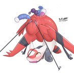 anal_prolapse blush bodily_fluids bound dildo dildo_in_pussy dildo_insertion eye_roll eyelashes female feral fur gag gagged genital_fluids genitals multicolored_body multicolored_fur penetration prolapse pupils pussy red_body sex_toy sex_toy_in_pussy sex_toy_insertion simple_background solo tears vaginal vaginal_fluids vaginal_penetration white_background white_body white_fur wings ackee nintendo pokemon generation_3_pokemon latias legendary_pokemon pokemon_(species) hi_res