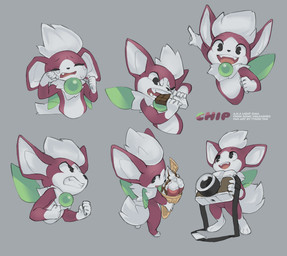 angry anthro big_eyes big_head bite black_eyes bodily_fluids camera candy chest_tuft chinese_commentary chocolate chocolate_bar claws clenched_hands clenched_teeth commentary crying dessert eating english_commentary fangs fist food fur gesture gloves_(marking) grey_background grimace hair hand_gesture holding_camera holding_candy holding_chocolate holding_food holding_ice_cream holding_object ice_cream leg_markings male markings multicolored_body multicolored_fur multiple_expressions open_mouth pointing purple_body purple_fur red_body red_fur simple_background smile socks_(marking) solo tareme tears teeth text toony tuft two_tone_body two_tone_fur v-shaped_eyebrows white_body white_fur white_hair tyson_tan sega sonic_the_hedgehog_(series) sonic_unleashed chip_(sonic) canid canine canis chihuahua domestic_dog gaia mammal toy_dog 2018 absurd_res artist_name character_name copyright_name digital_media_(artwork) english_text hi_res krita_(artwork) model_sheet superabsurd_res