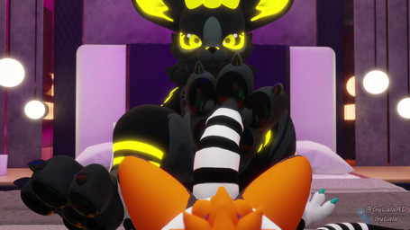 3_toes anthro bed black_body black_fur claws duo feet first_person_view foot_fetish foot_play footjob fur furniture genitals male male/male male_pov orange_body orange_fur pawpads paws penis sex toes two-footed_footjob white_body white_fur gylala gylala_(character) 16:9 3d_(artwork) 3d_animation animated blender_(artwork) digital_media_(artwork) hi_res huge_filesize loop no_sound short_playtime webm widescreen