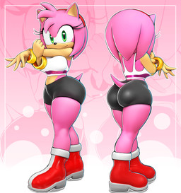 5_fingers accessory anthro big_breasts big_butt biped black_bottomwear black_clothing black_nose black_shorts bottomwear bracelet breasts butt closed_smile clothed clothed_anthro clothed_female clothing eyelashes female female_anthro fingers footwear fully_clothed fur furgonomic_bottomwear furgonomics glistening glistening_bottomwear glistening_clothing glistening_eyes glistening_shorts gold_(metal) gold_bracelet gold_jewelry green_eyes hair hair_accessory hairband jewelry looking_at_viewer midriff mouth_closed multicolored_body multicolored_clothing multicolored_footwear multicolored_fur multicolored_shoes navel pink_body pink_fur pink_hair pink_tail red_clothing red_footwear red_shoes shirt shoes short_hair short_tail shorts smile smiling_at_viewer solo spandex spandex_shorts standing tail tan_body tan_fur tan_inner_ear tank_top thick_thighs tight_bottomwear tight_clothing tight_shorts topwear two_tone_body two_tone_clothing two_tone_footwear two_tone_fur two_tone_shoes white_clothing white_footwear white_shoes workout_clothing sala3dart sega sonic_the_hedgehog_(series) amy_rose eulipotyphlan hedgehog mammal 2025 3d_(artwork) absurd_res digital_media_(artwork) hi_res